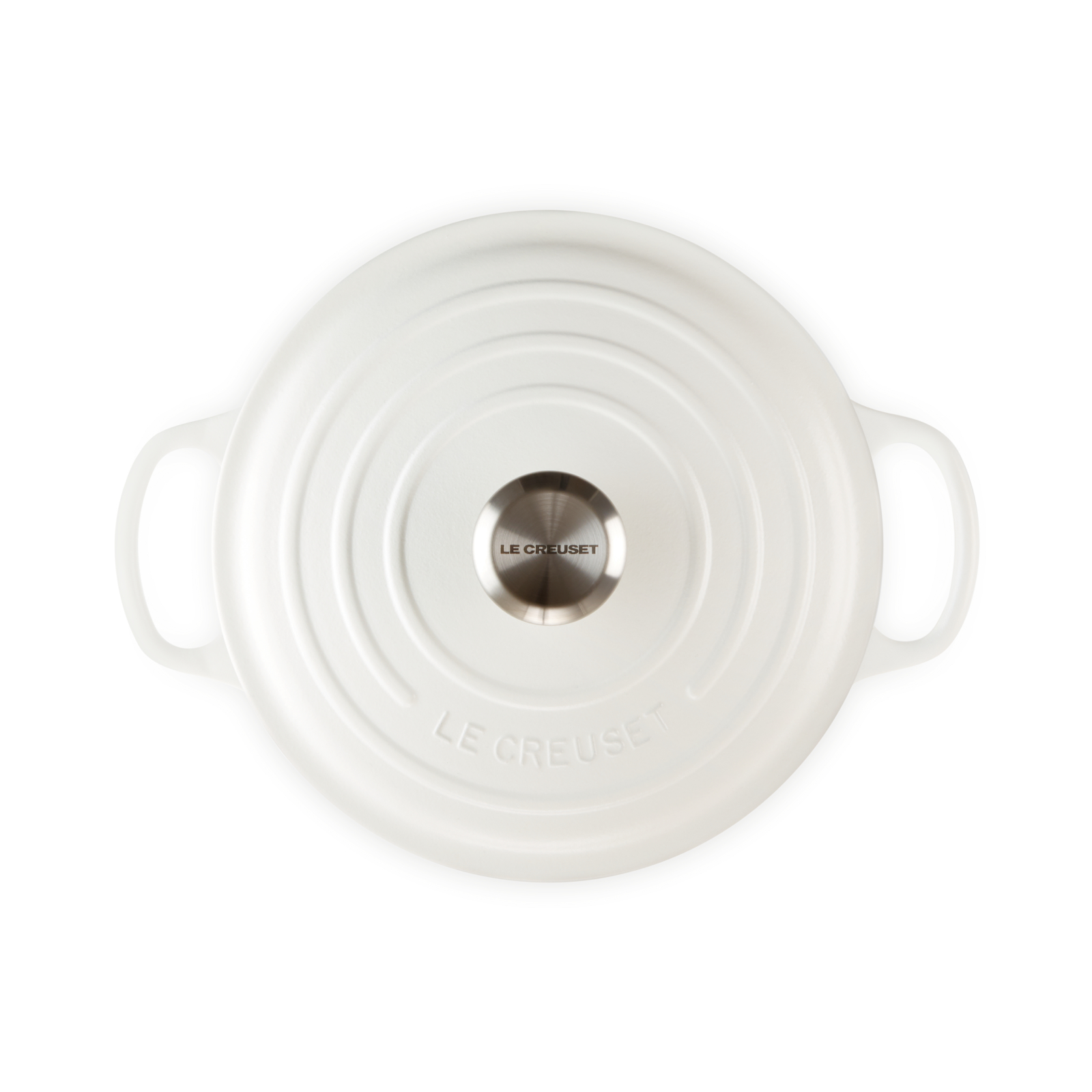 Round French Oven Silver Knob image number 3