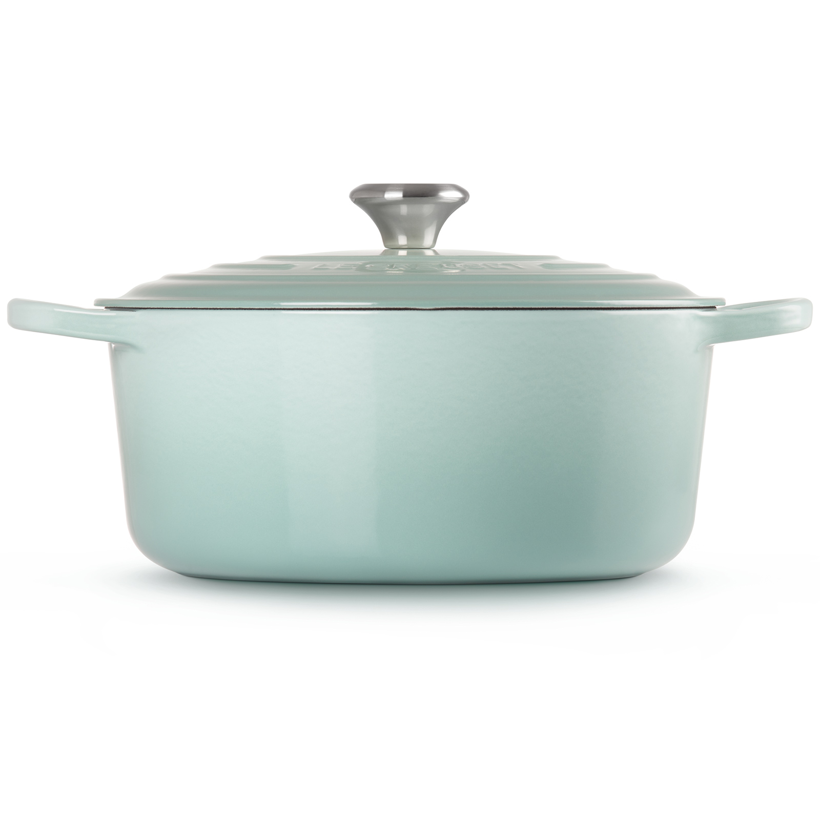 Round French Oven Silver Knob image number 2