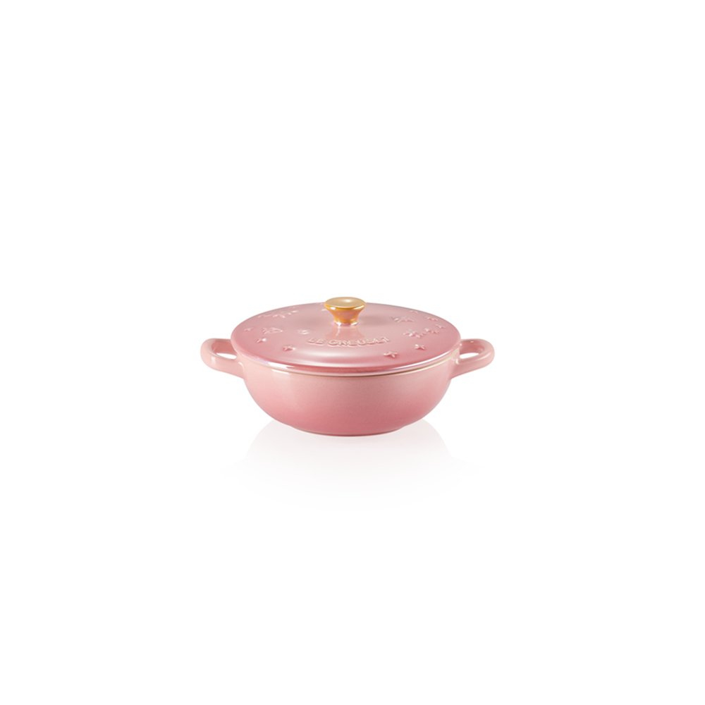 Stoneware Marmite Star Relief 12cm Rose Quartz