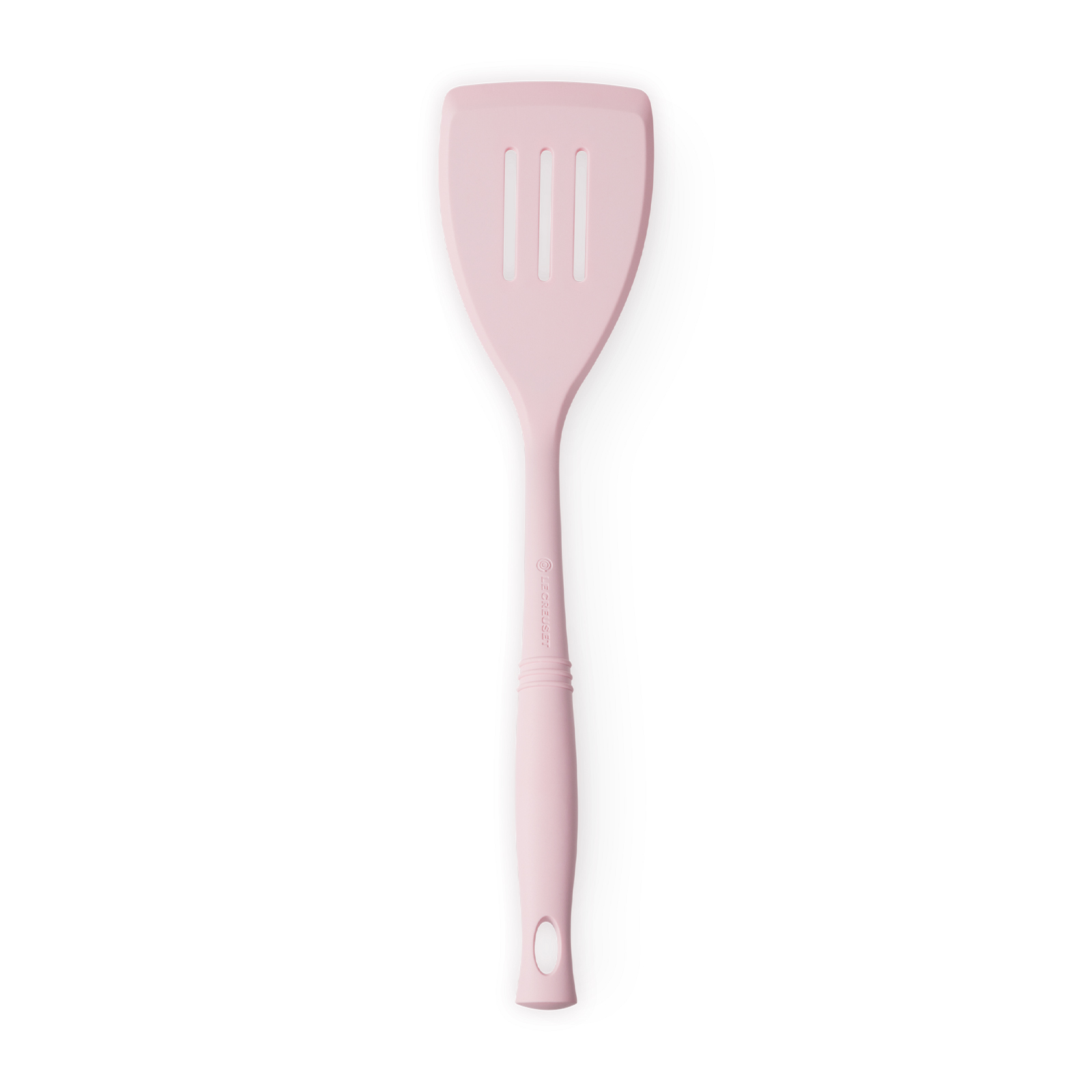 Revolution Slotted Turner Silicone Handle Powder Pink