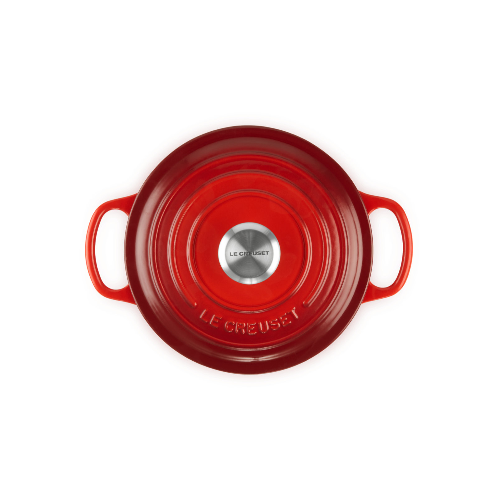 Round French Oven Silver Knob image number 3