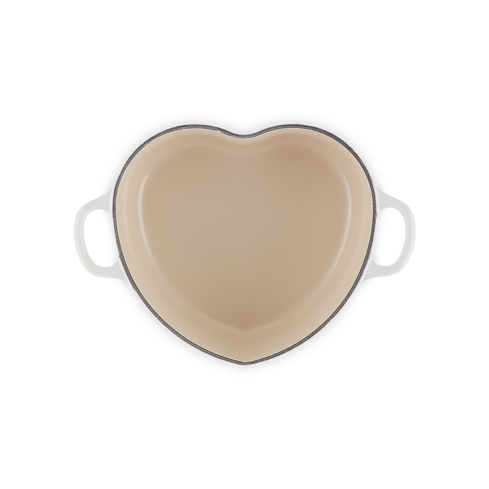 Heart Shaped Casserole Light Gold Heart Knob image number 4