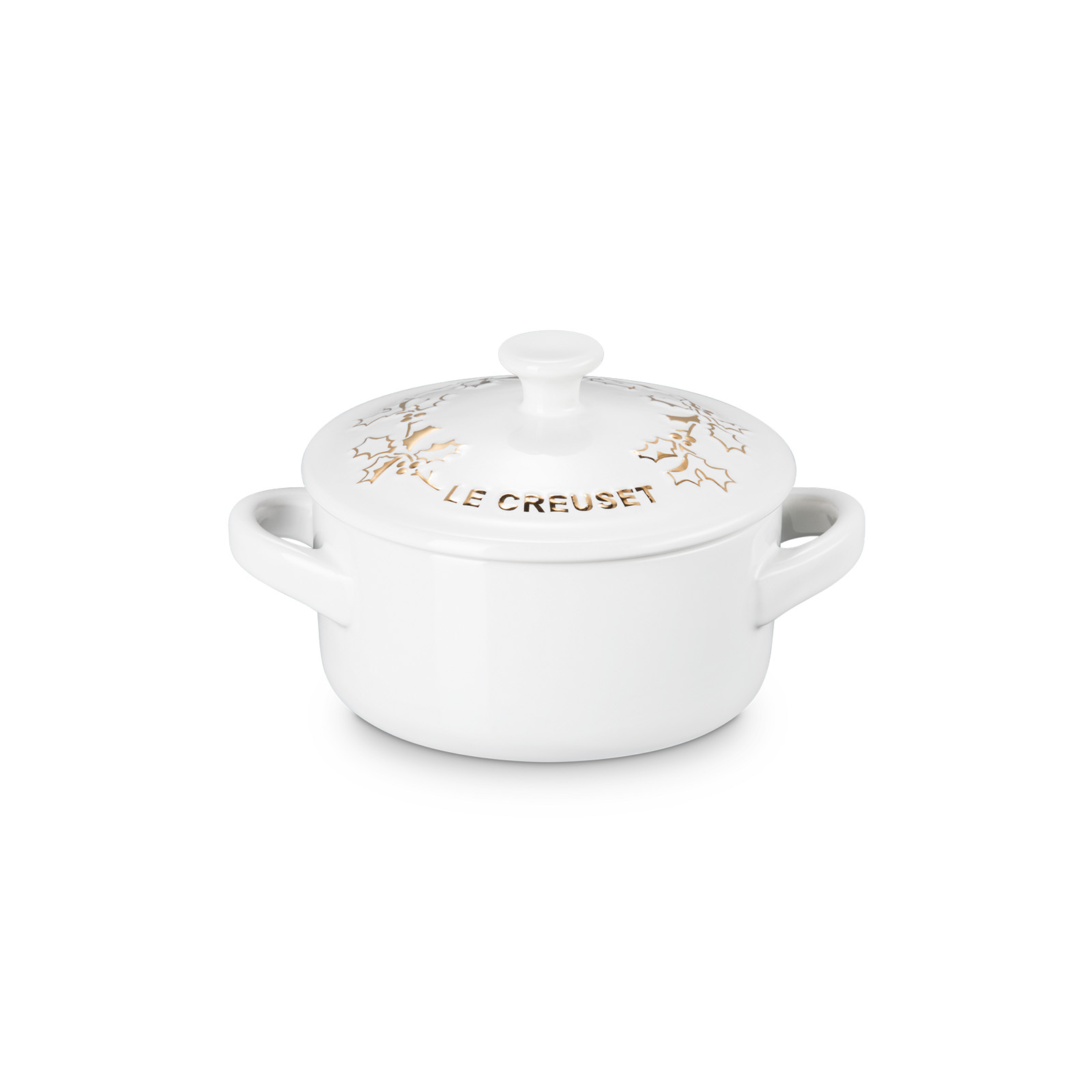 Holly Classic Cocotte with Lid White