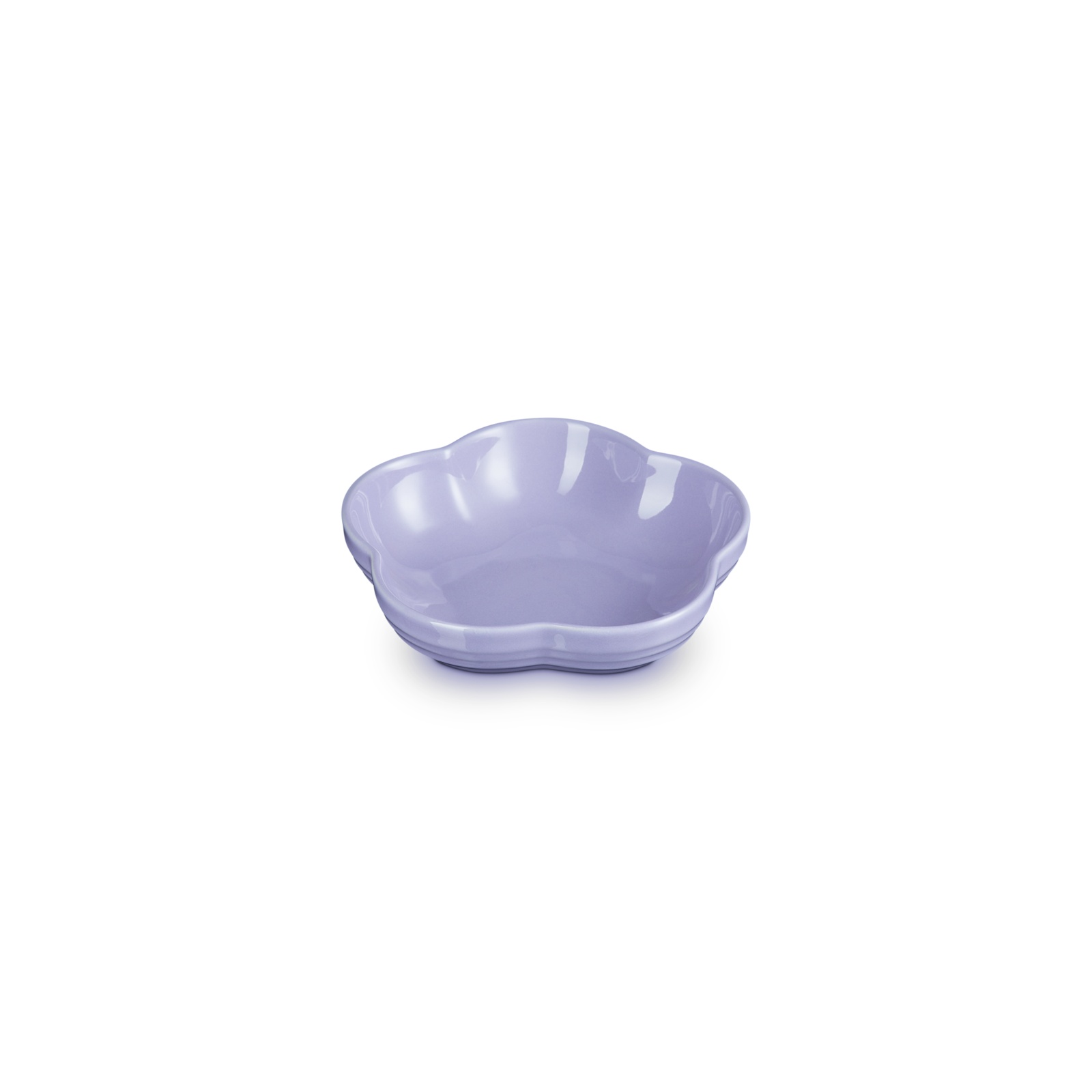 Flower Stoneware Dish Lilac 16cm
