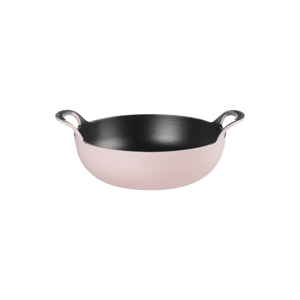 Cast Iron Balti Dish Chiffon Pink 24cm