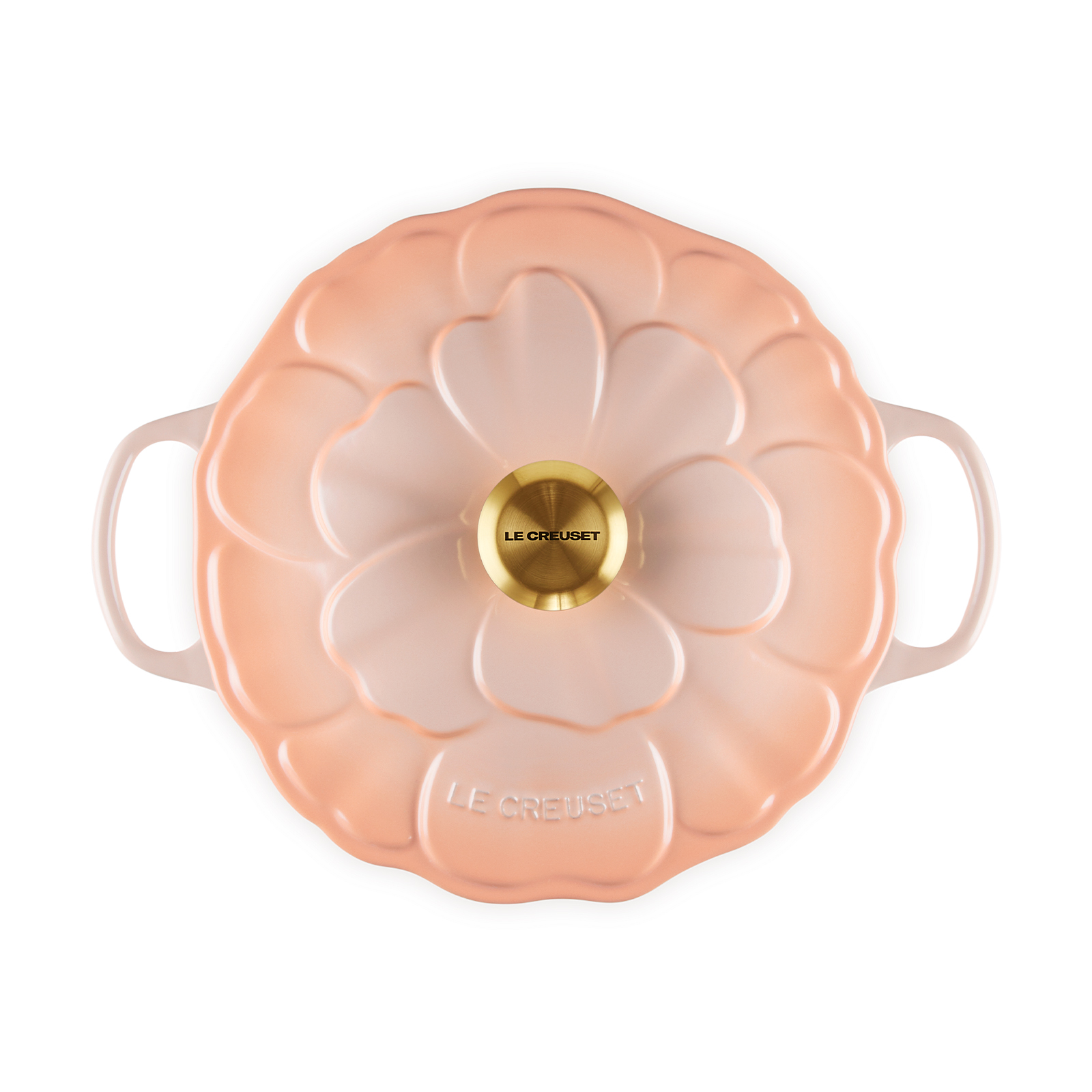 Signature Petal Round French Oven Light Gold Knob image number 3