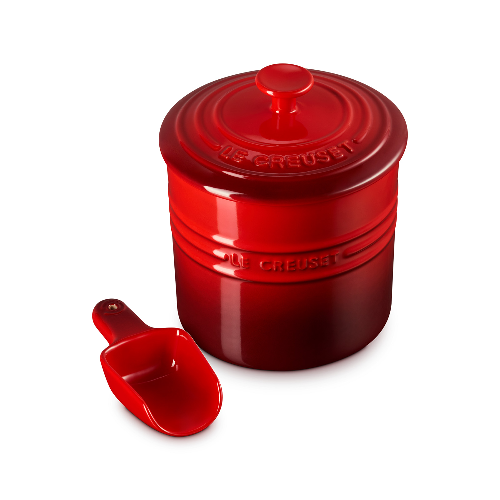 Pet Food Container with Scoop image number 1