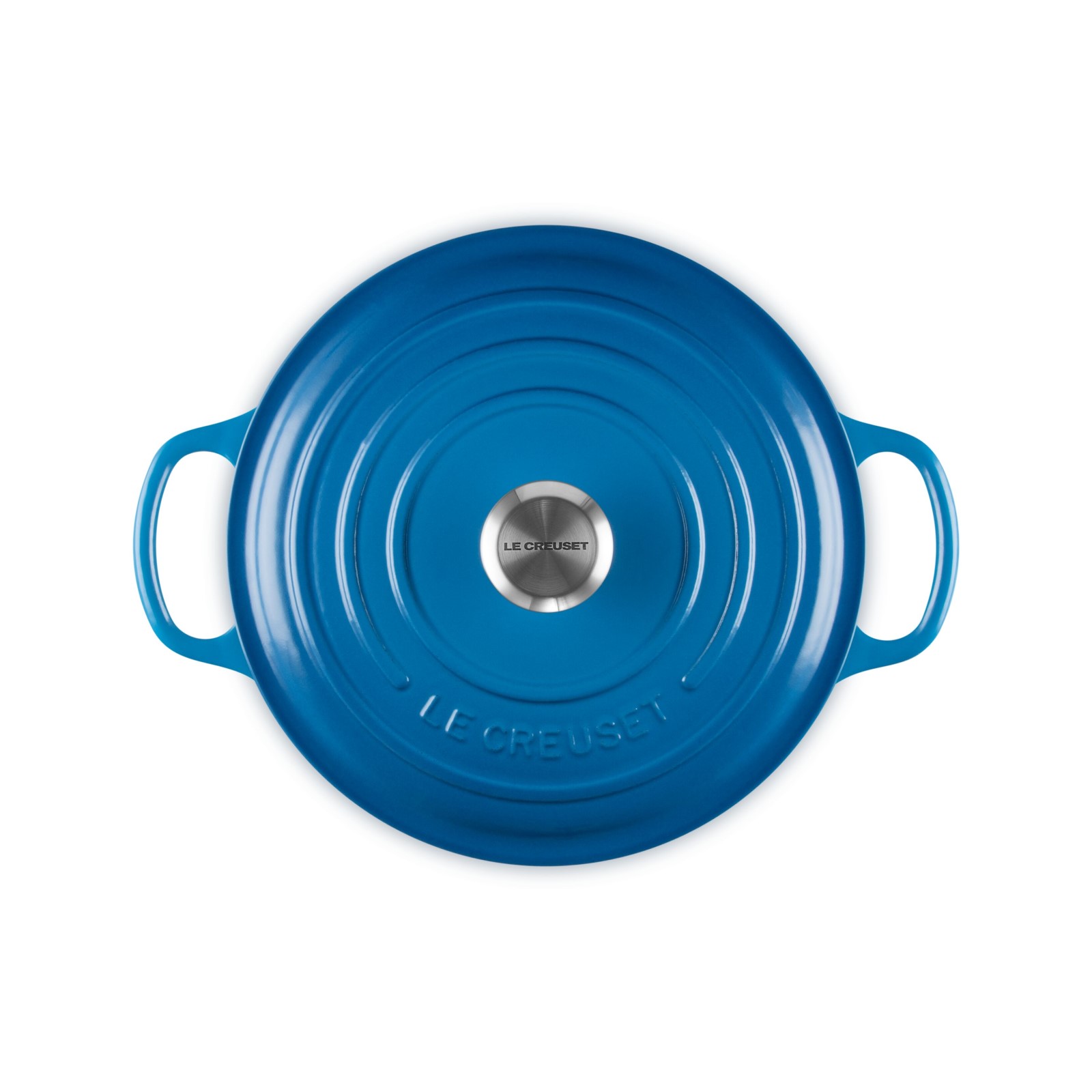 Round French Oven Silver Knob image number 3