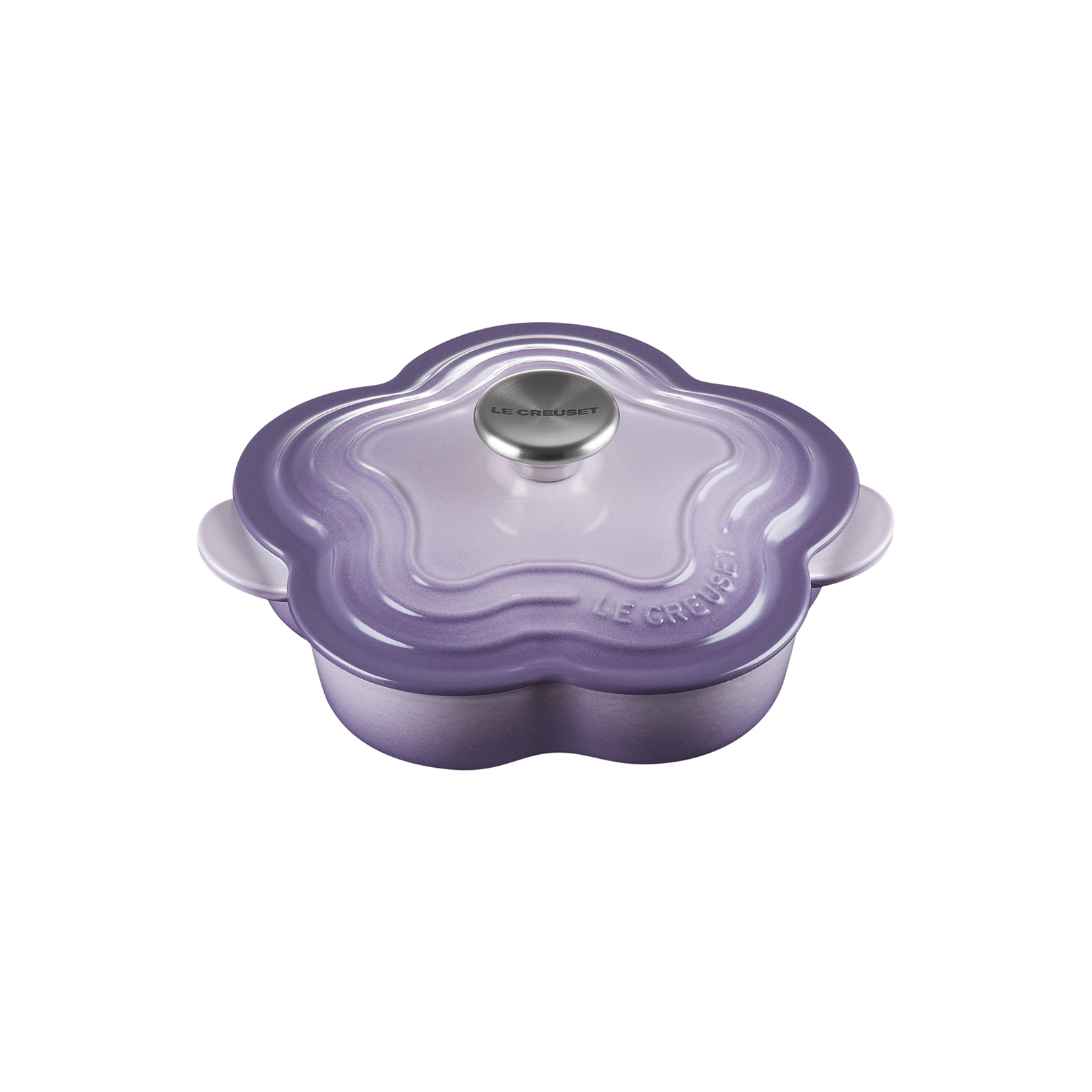 Flower Shape Dish 20cm - Bluebell Purple