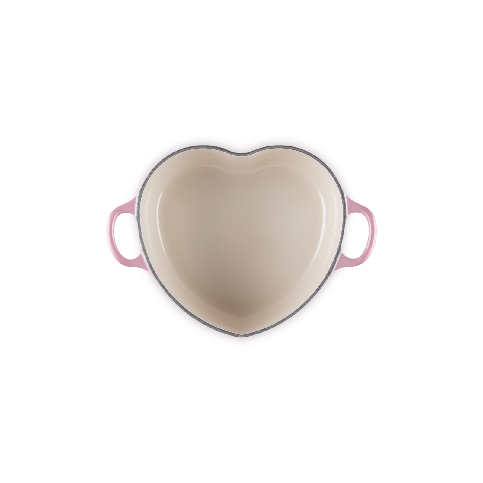 Heart Shaped Casserole Light Gold Heart Knob image number 4
