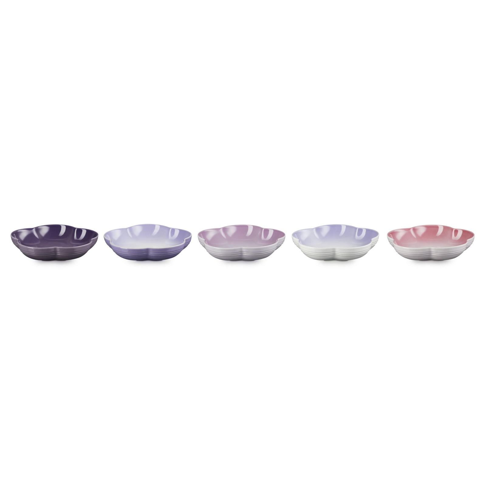 Set of 5 Flower Dish image number 2