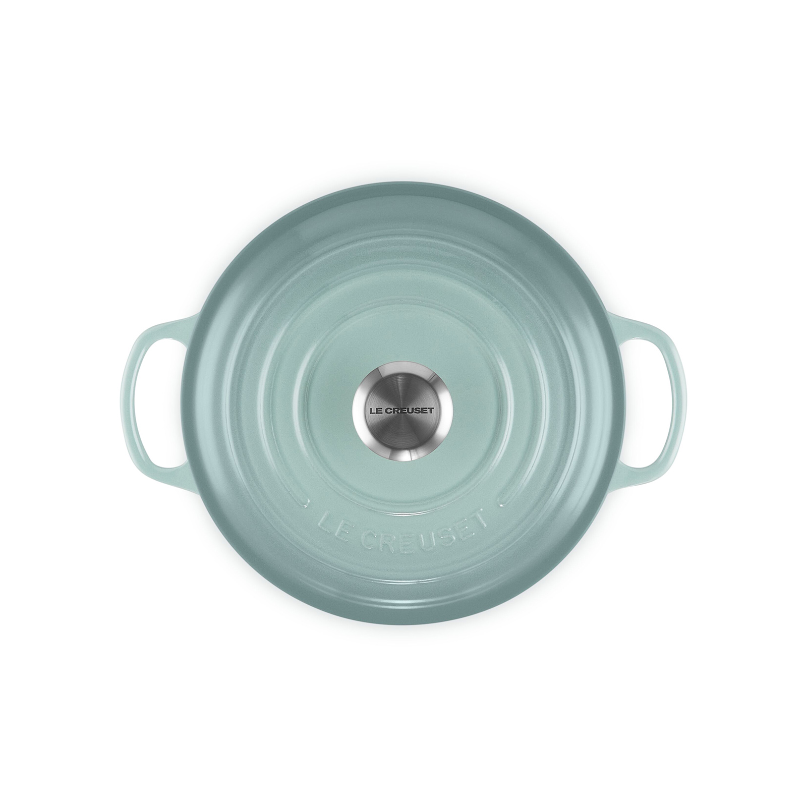 Round French Oven Silver Knob image number 3