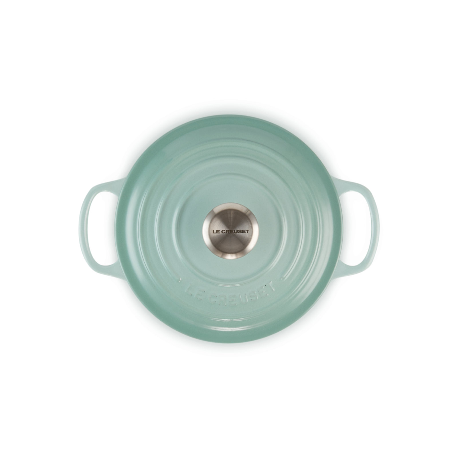 Round French Oven Silver Knob image number 3