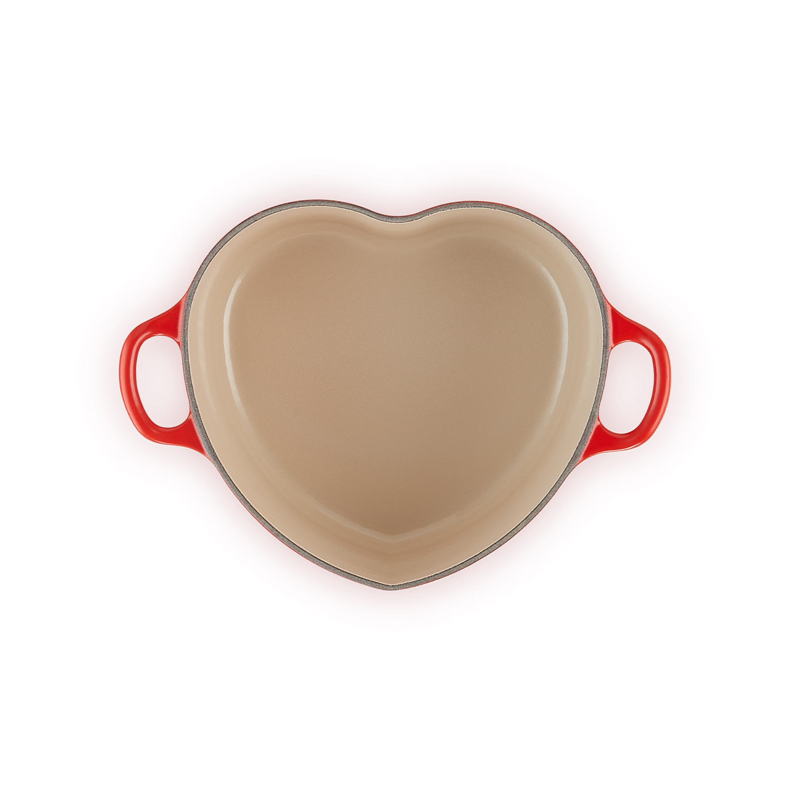 Heart Cast Iron Cocotte Loop Handle Metal Heart Knob image number 4