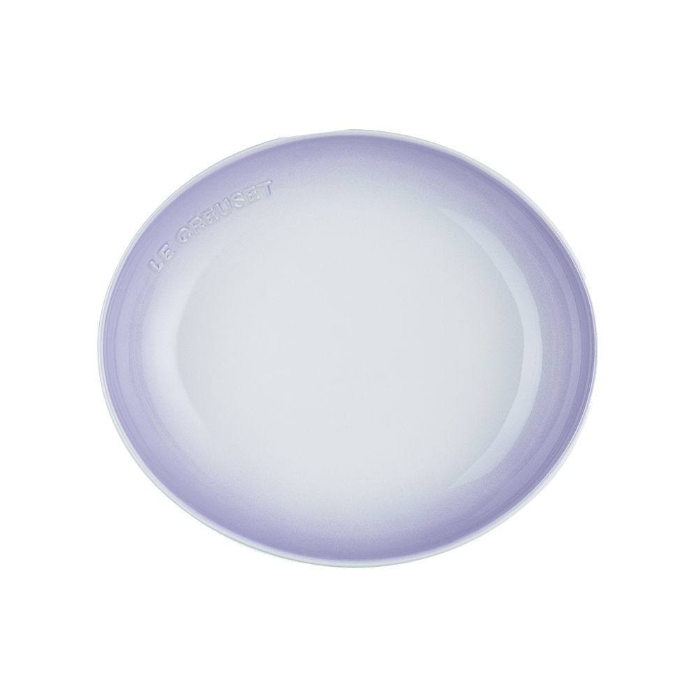 Flora Stoneware Oval Dish Powder Purple 22cm