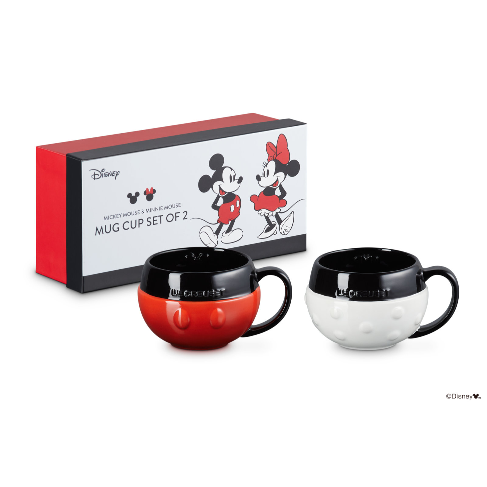 Mickey & Minnie Set of 2 Mugs