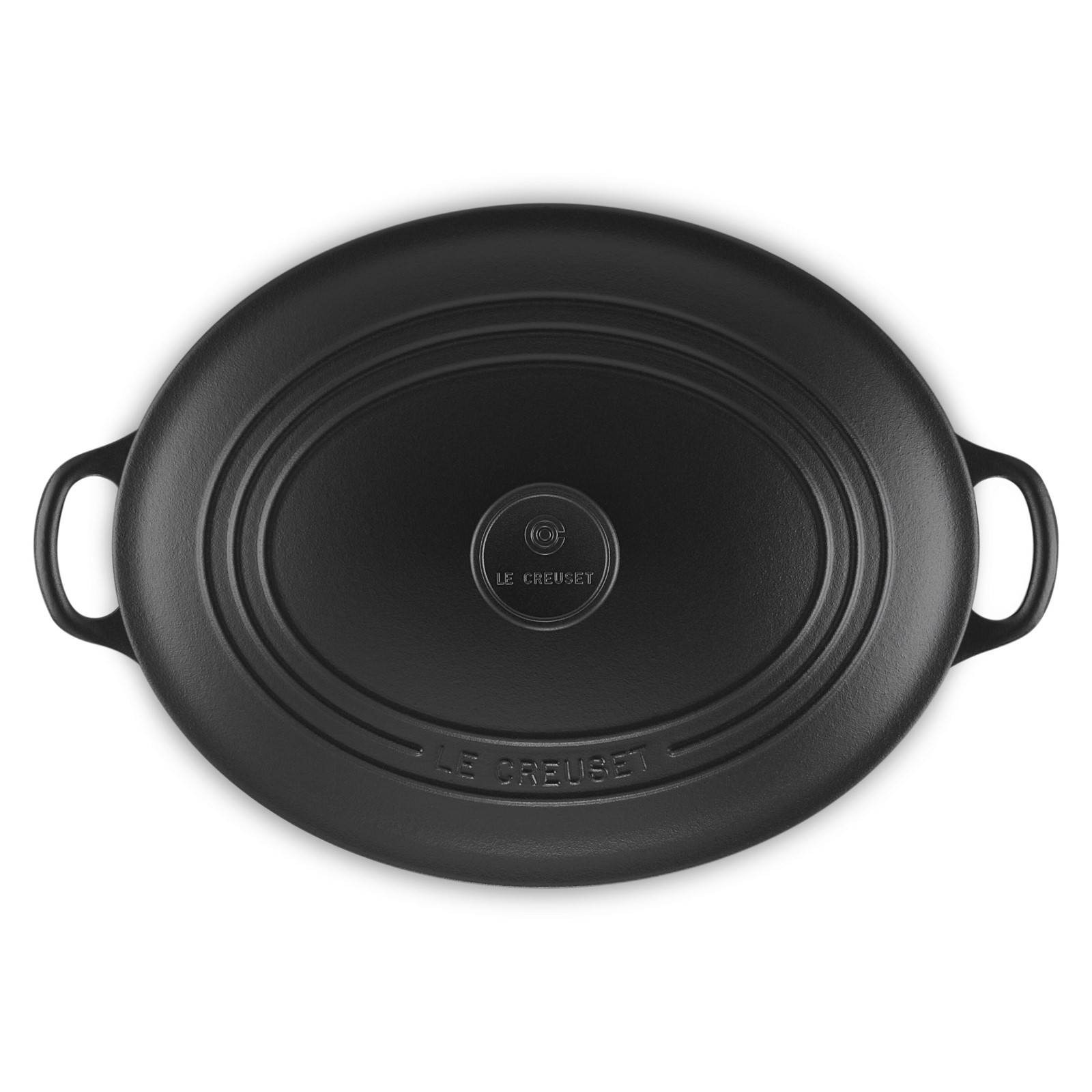 Oval French Oven Black Interior image number 4
