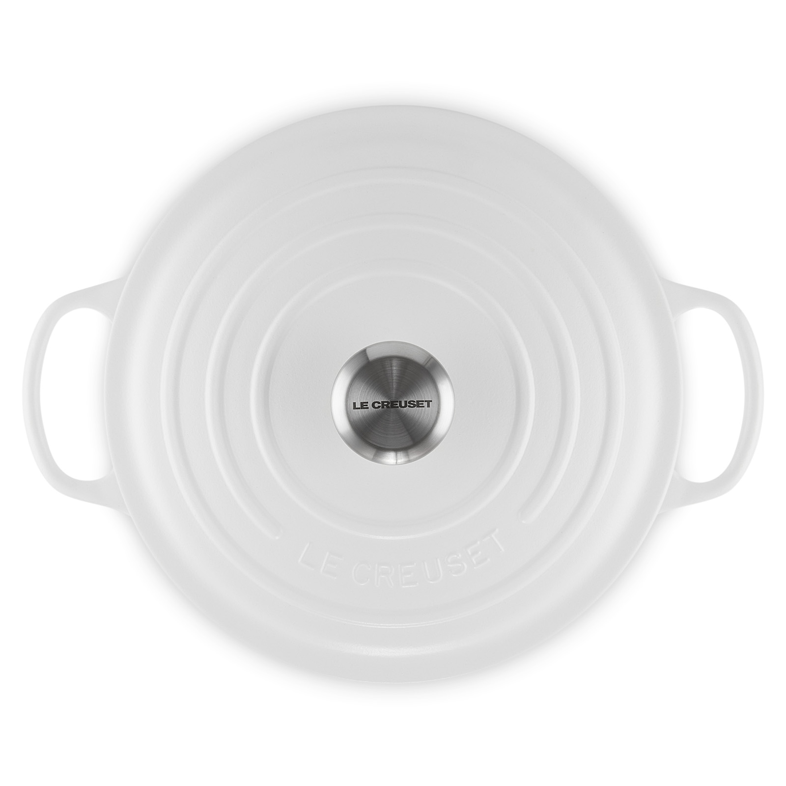 Round French Oven Silver Knob image number 3