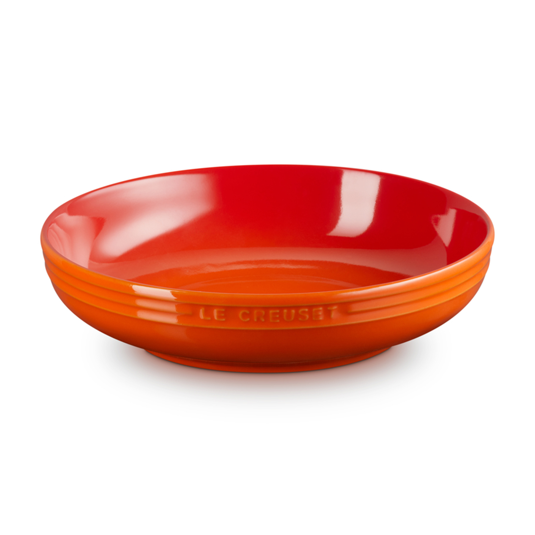 Manila Round Dish Flame 25cm