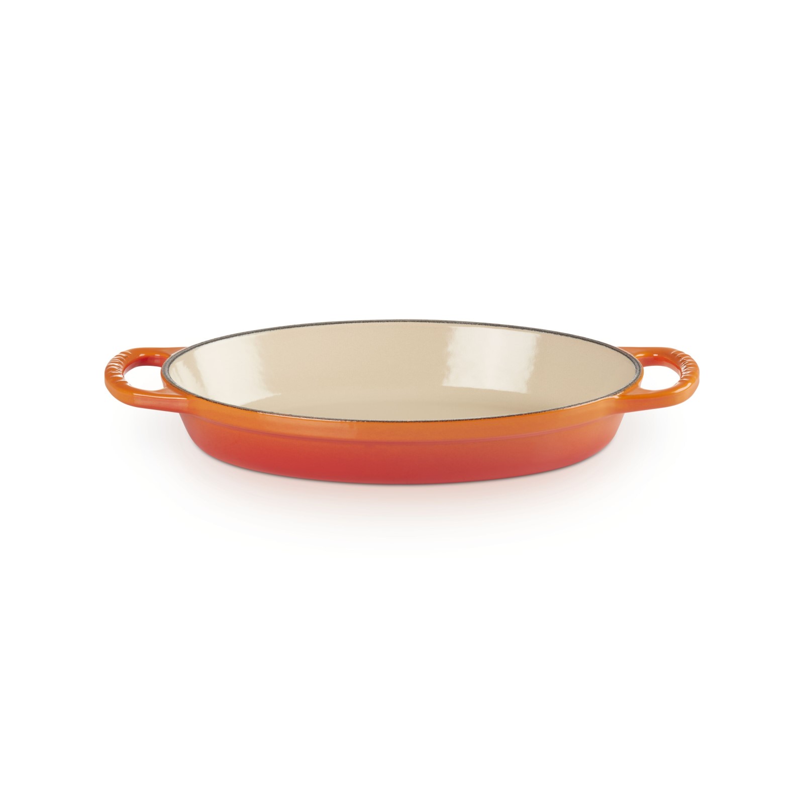 Singature Oval Baker Plate Flame 24cm