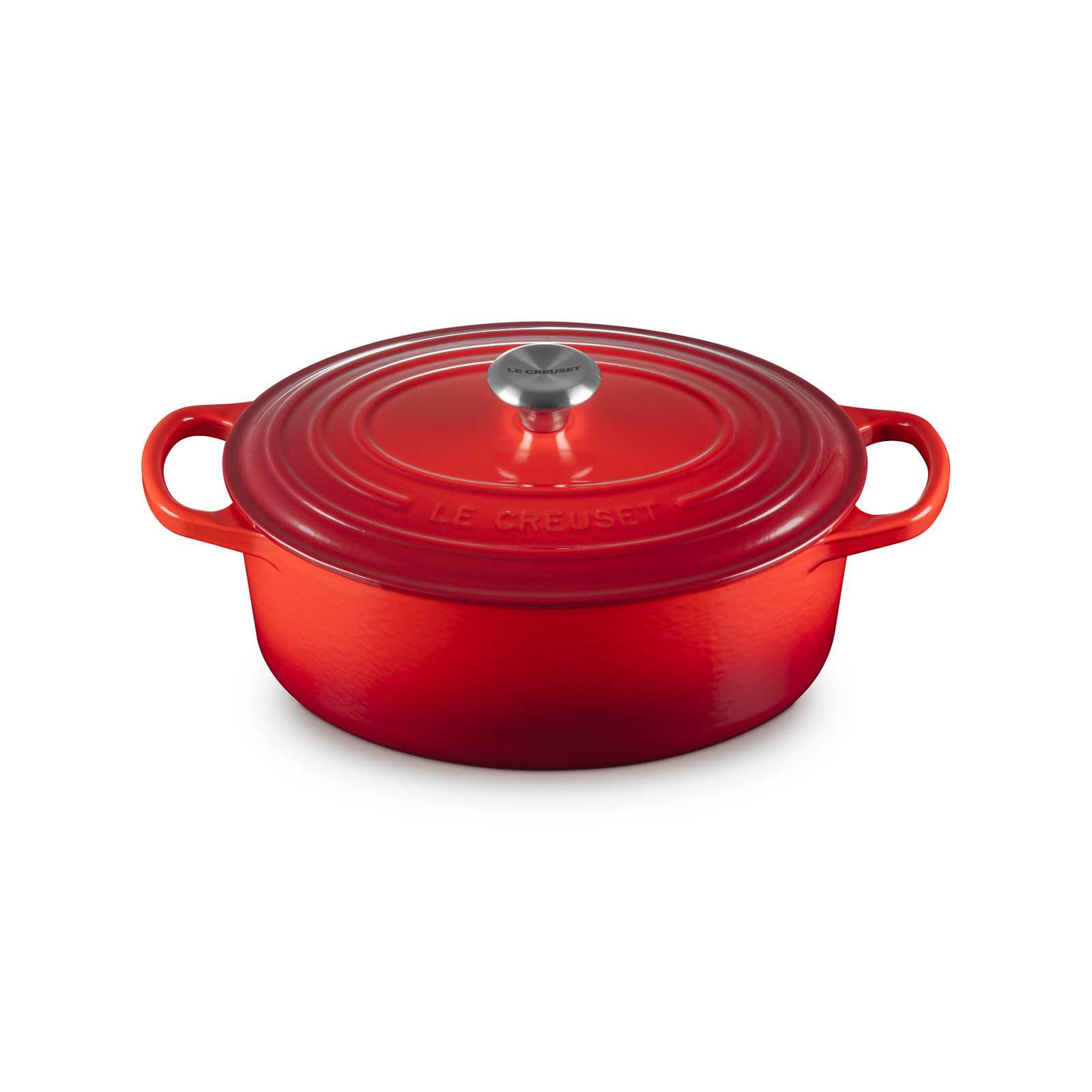 Oval French Oven Stainless Steel Knob image number 1