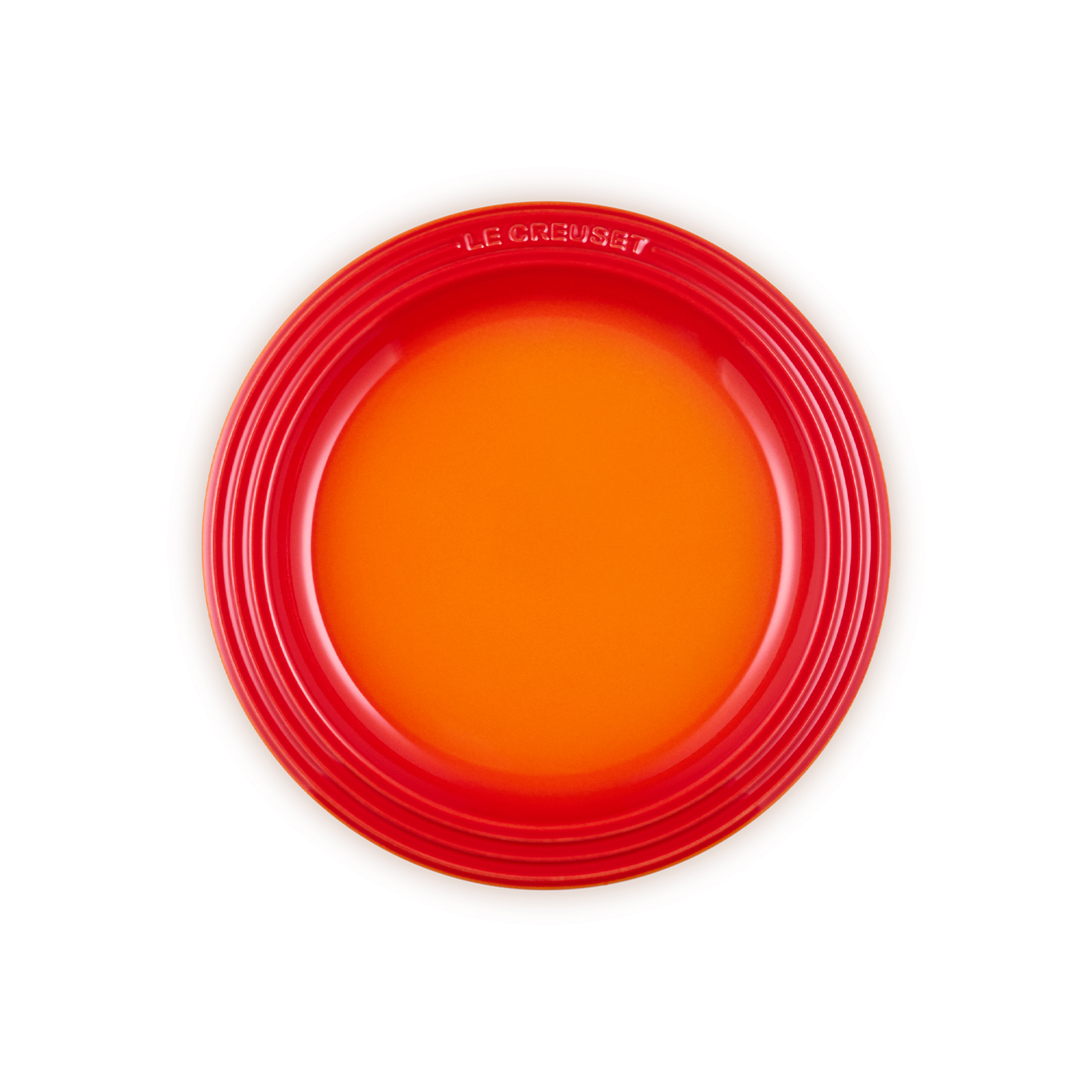 Manilla Round Plate Flame 18cm