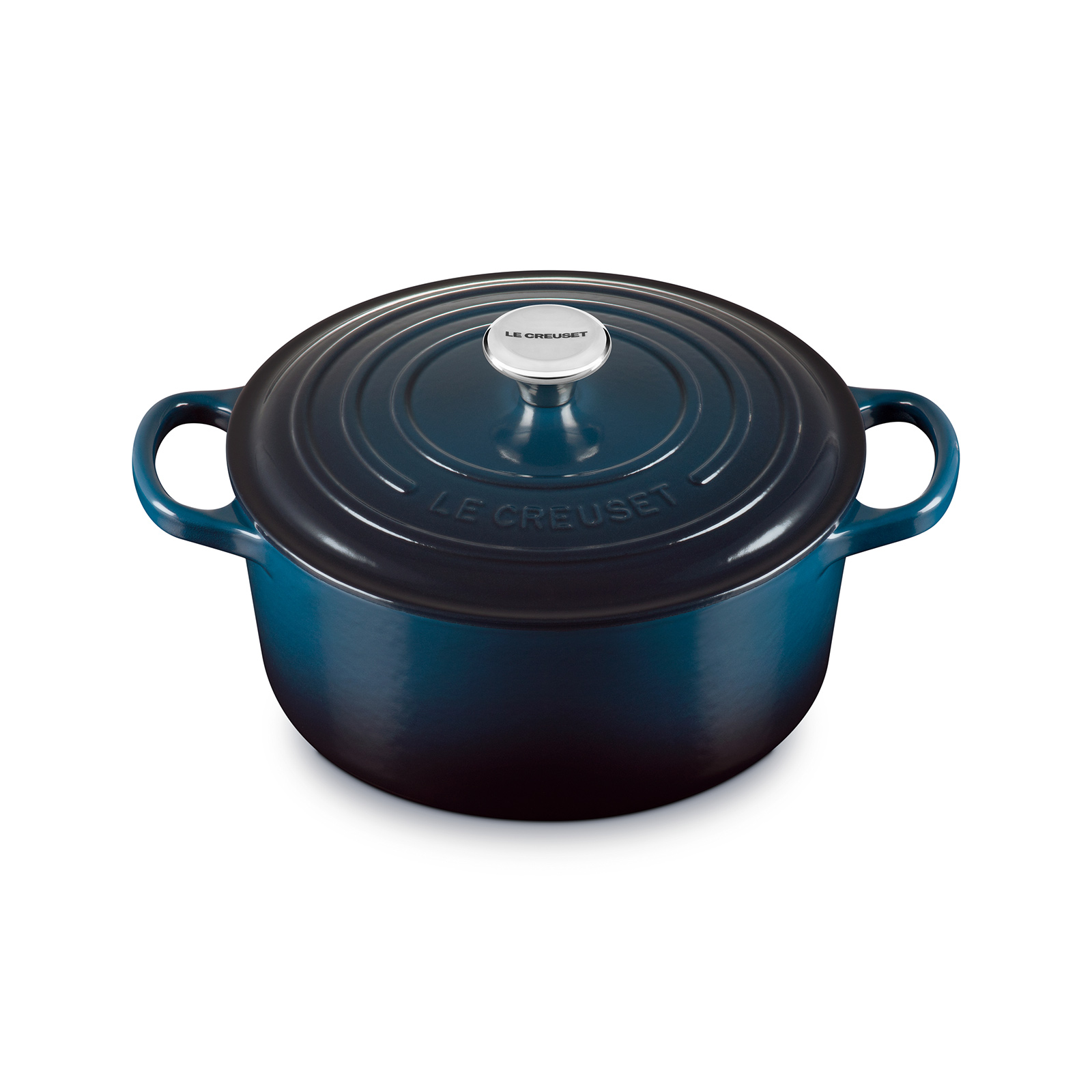 Round French Oven Chrome Knob image number 1