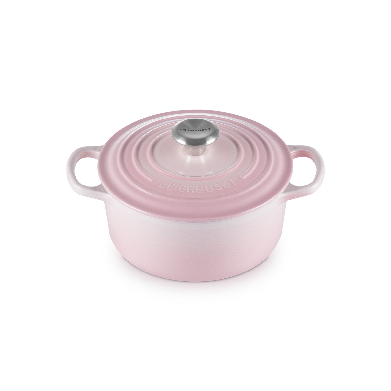 Round French Oven Silver Knob image number 1