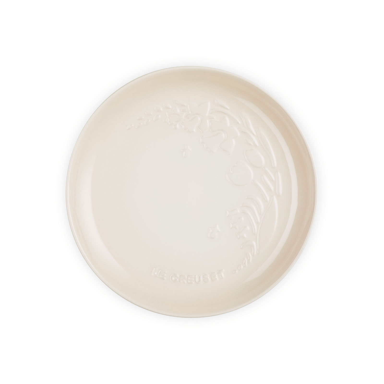 Jardin Relief Sphere Plate Jardin Relief Meringue 22cm