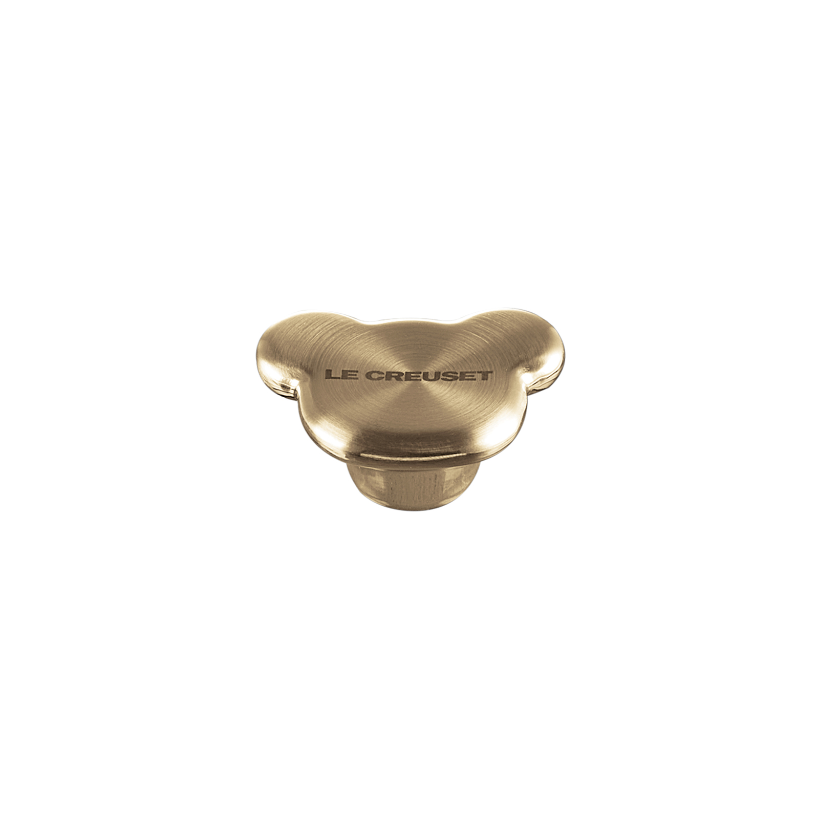 Stainless Steel Light Gold Bear Knob with Blister