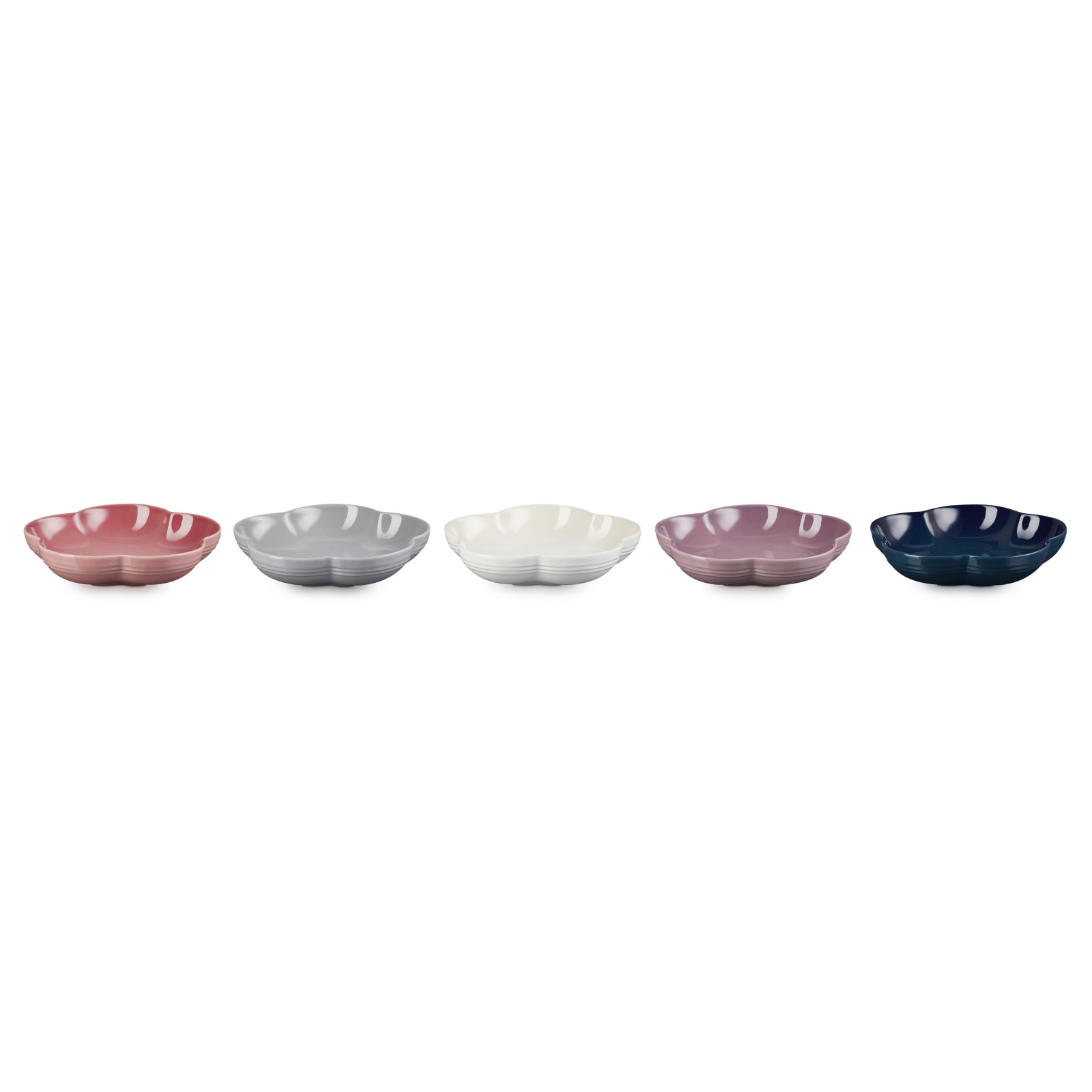 Set of 5 Flower Dish image number 2