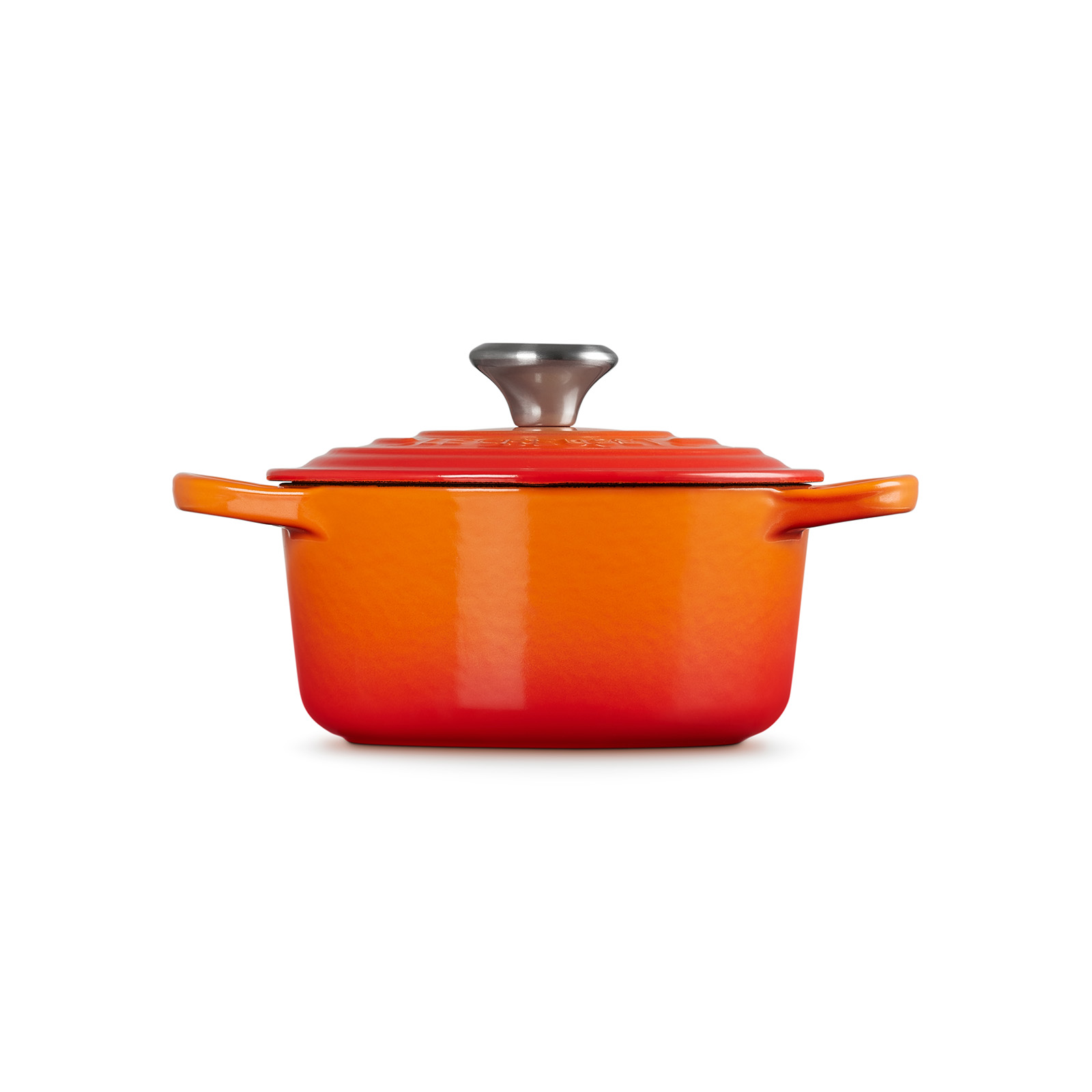 Round French Oven Silver Knob image number 2