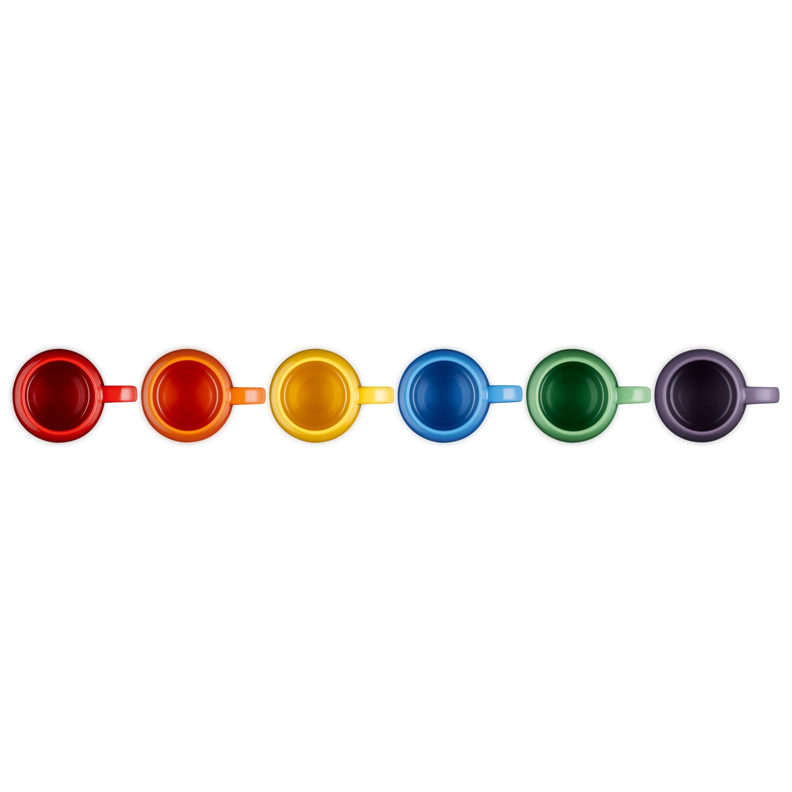 Set Of 6 Mugs Rainbow 320ml image number 3