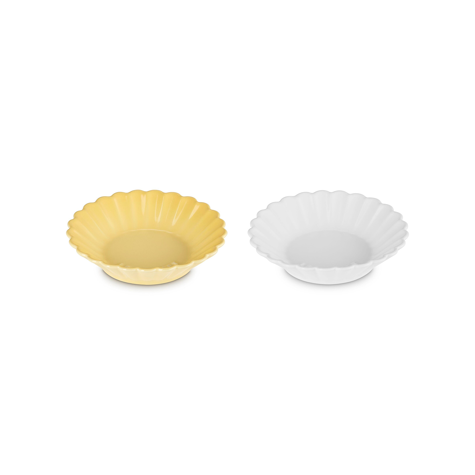 Set of 2 Gerbera Plates Multicolour 11cm