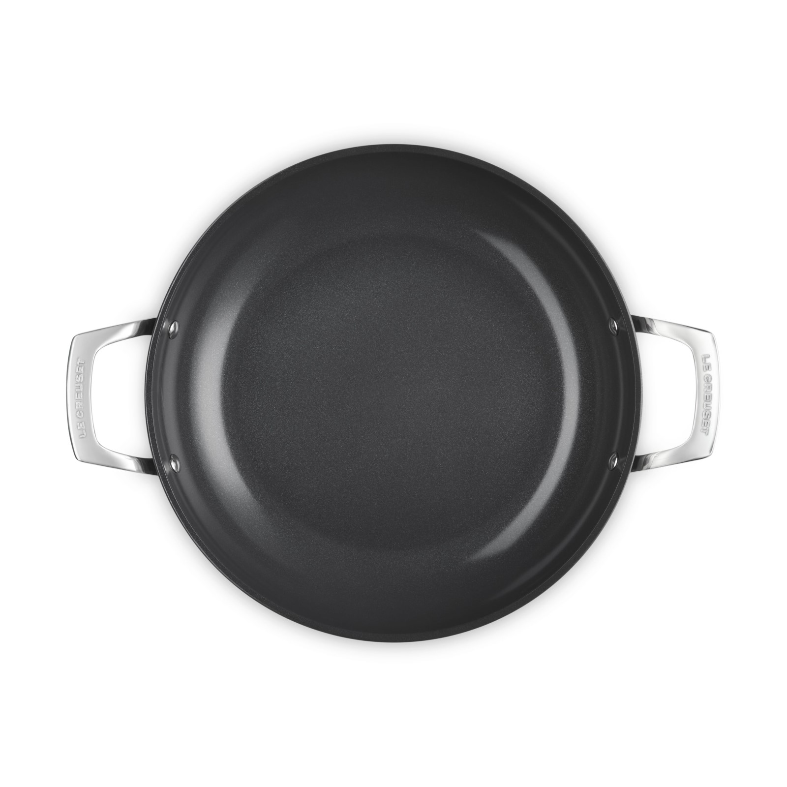 Essential Non-Stick Cookware Shallow Braiser Glass Lid image number 3