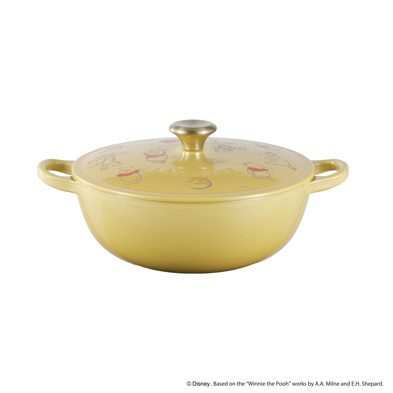 Winnie the Pooh Soup Pot Quince 22cm Light Gold Knob