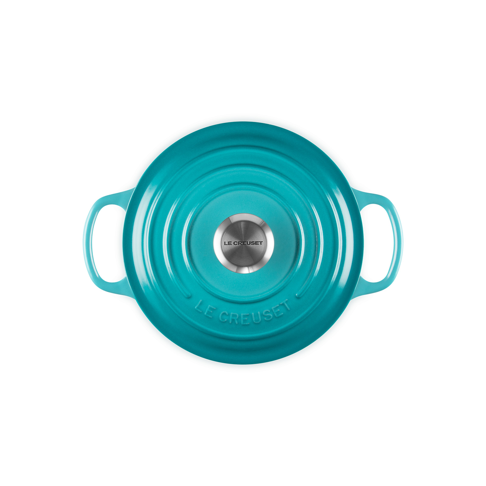 Round French Oven Silver Knob image number 3