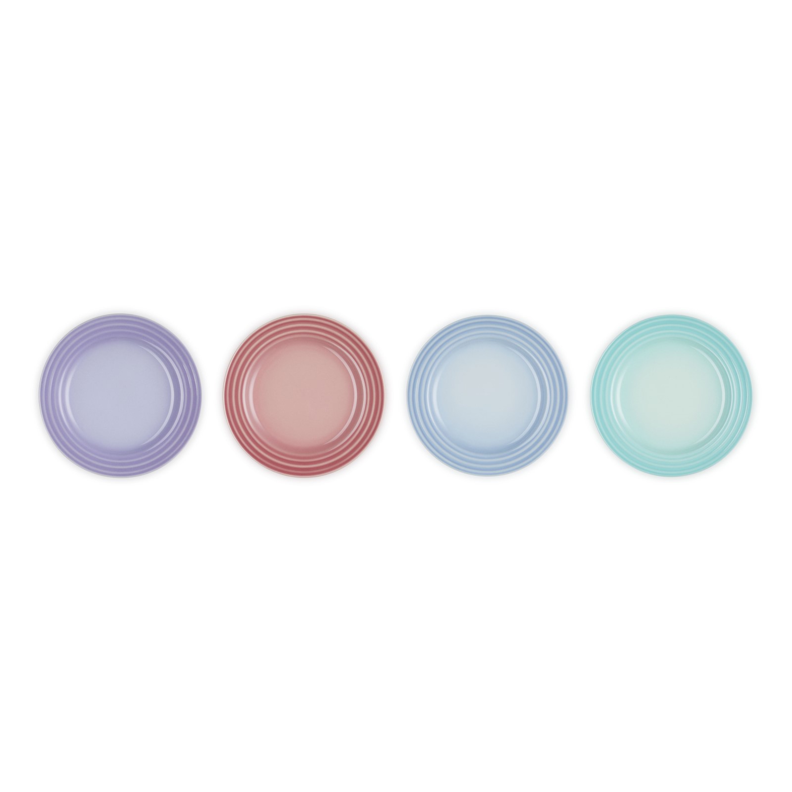 Stoneware Set of 4 Vancouver Appetizer Plate Multicolor 17cm