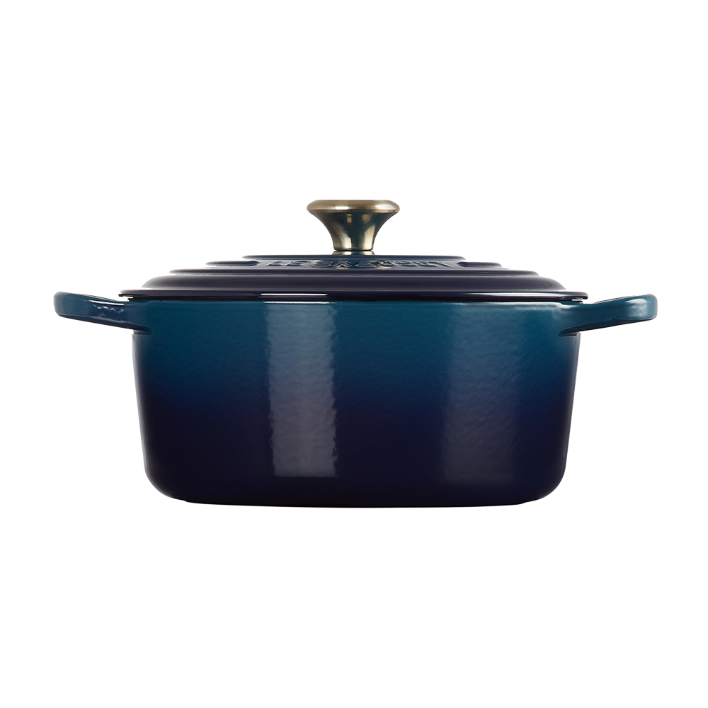 Round French Oven Agave Light Gold Knob image number 2