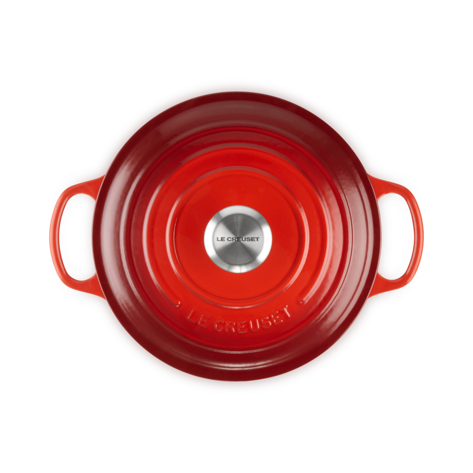 Round French Oven Silver Knob image number 3