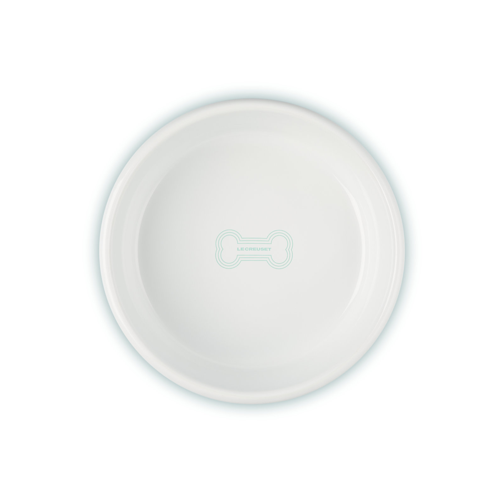 Enamel On Steel Pet Bowl with Bone Decal image number 3