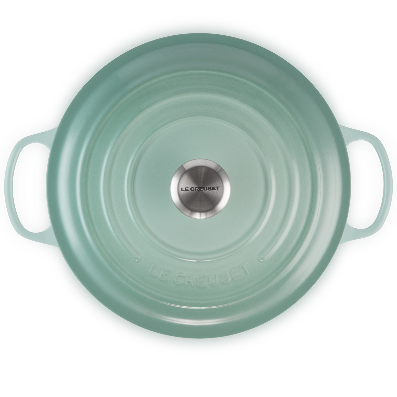 Round French Oven Silver Knob image number 3