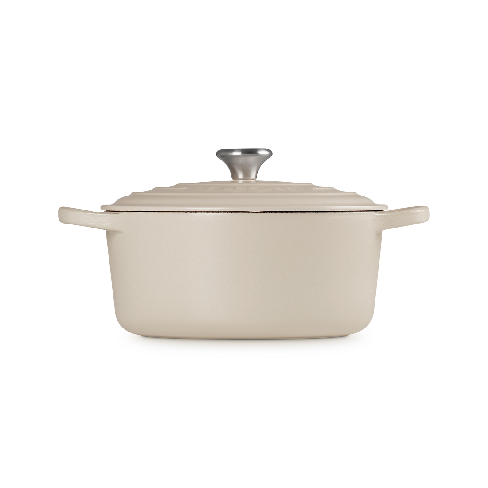 Round French Oven Silver Knob image number 2