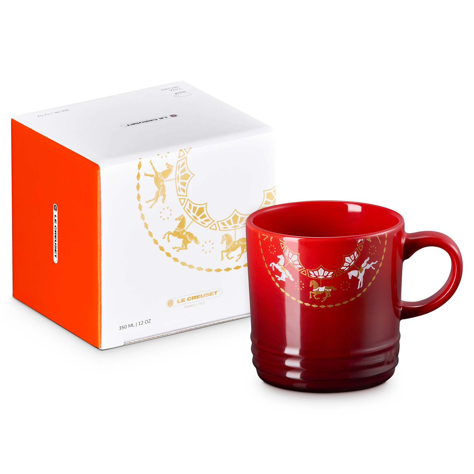 Carousel London Coffee Mug Cerise 350ml