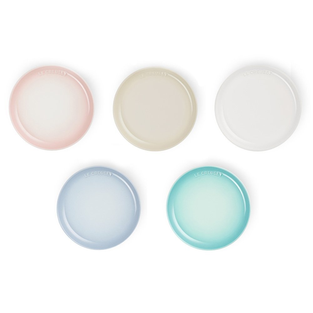 Set of 5 Seoul Sphere Plate Multicolor 17cm