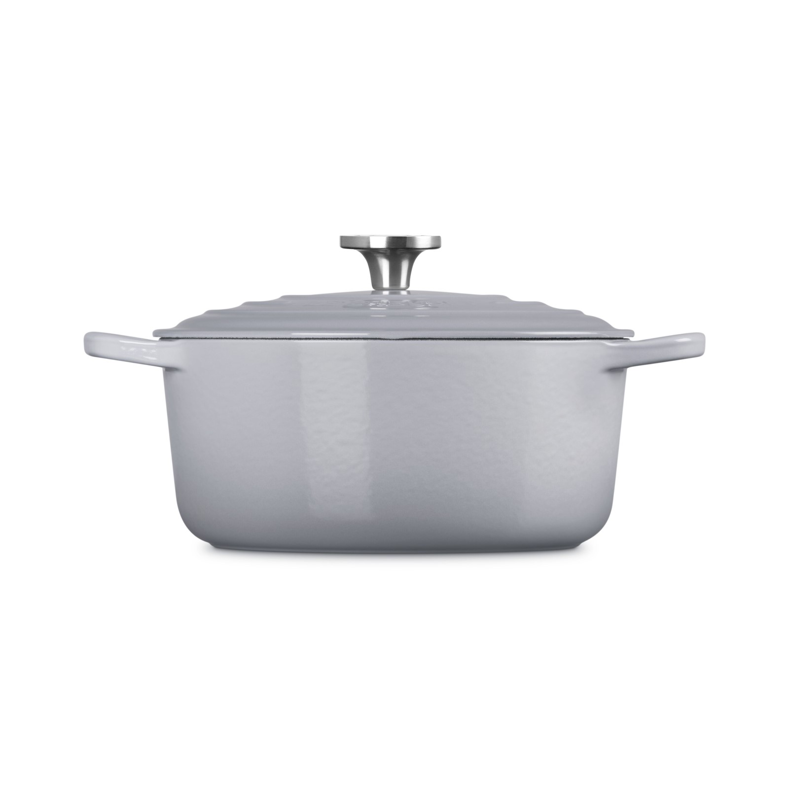 Signature Round French Oven Crucible Brushed SS Knob image number 2
