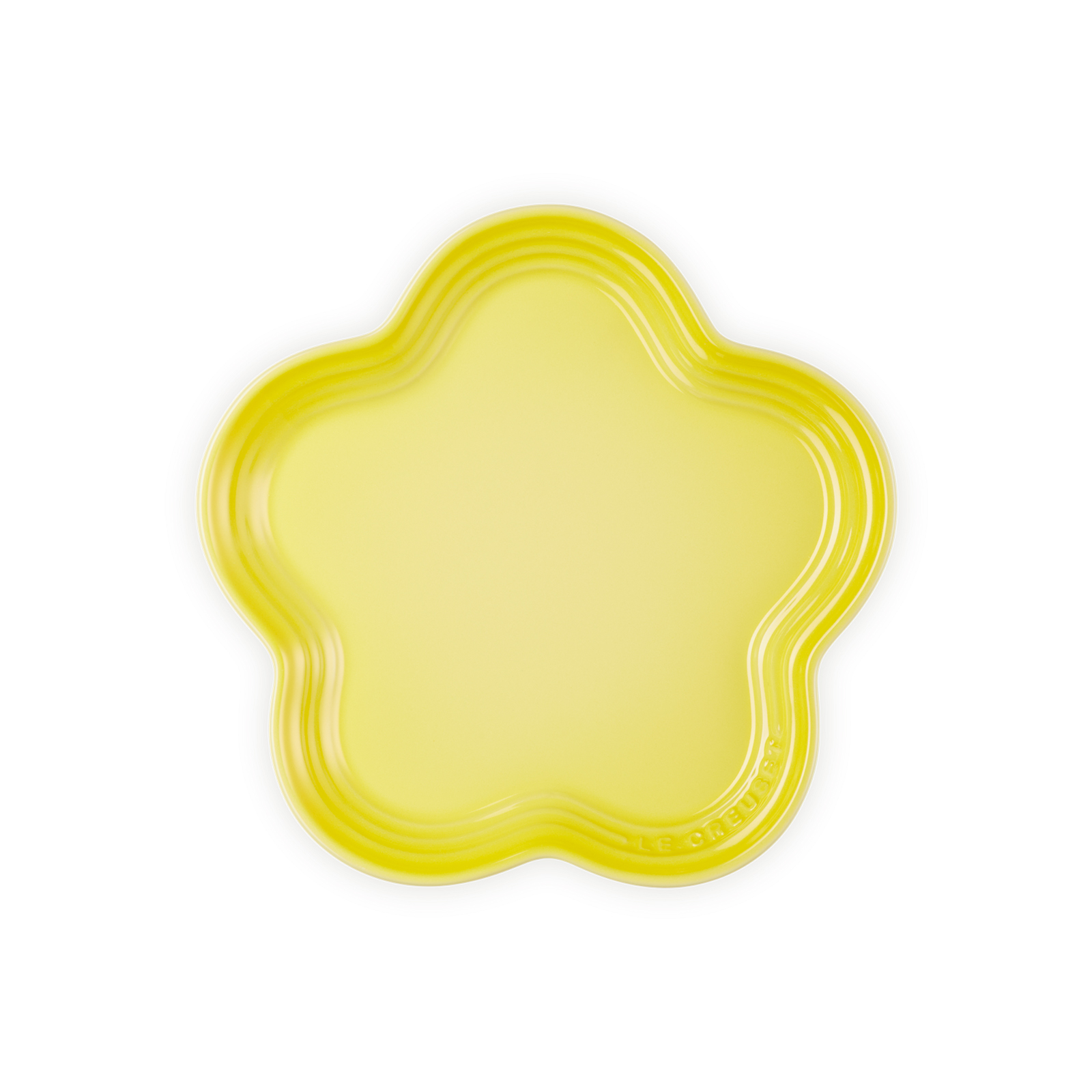 Flower Stoneware Plate Soleil 19cm