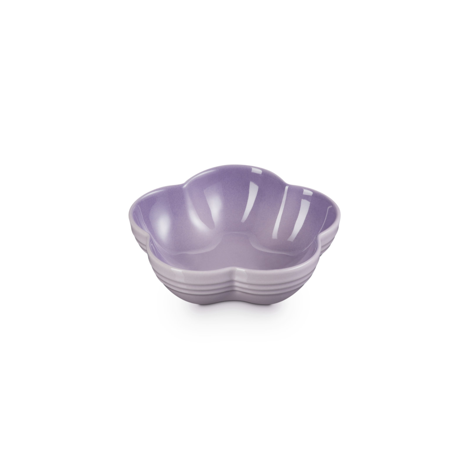 Flower Stoneware Dish BlueBell Purple 12cm
