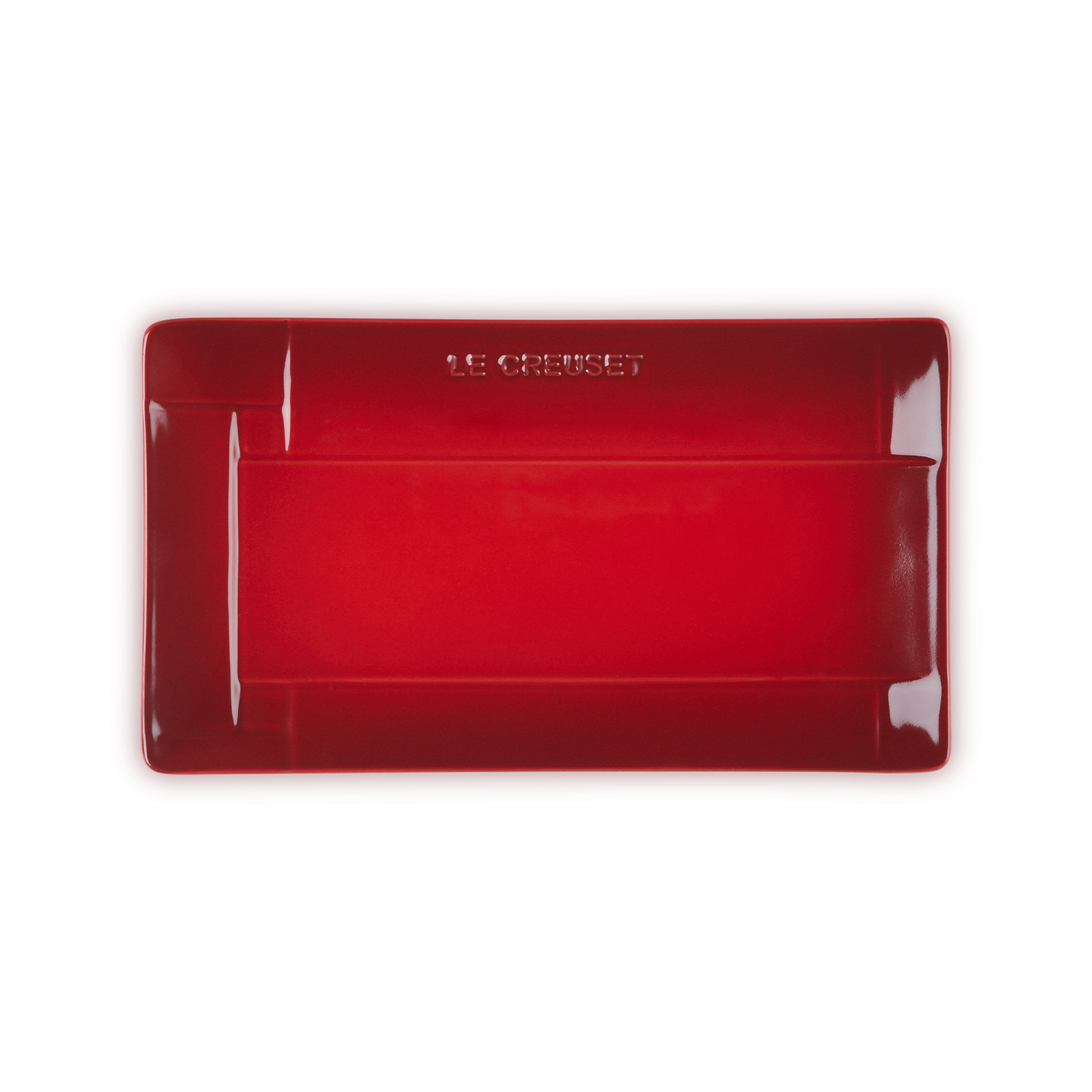 Meshed Stoneware Rectangular Plate image number 0