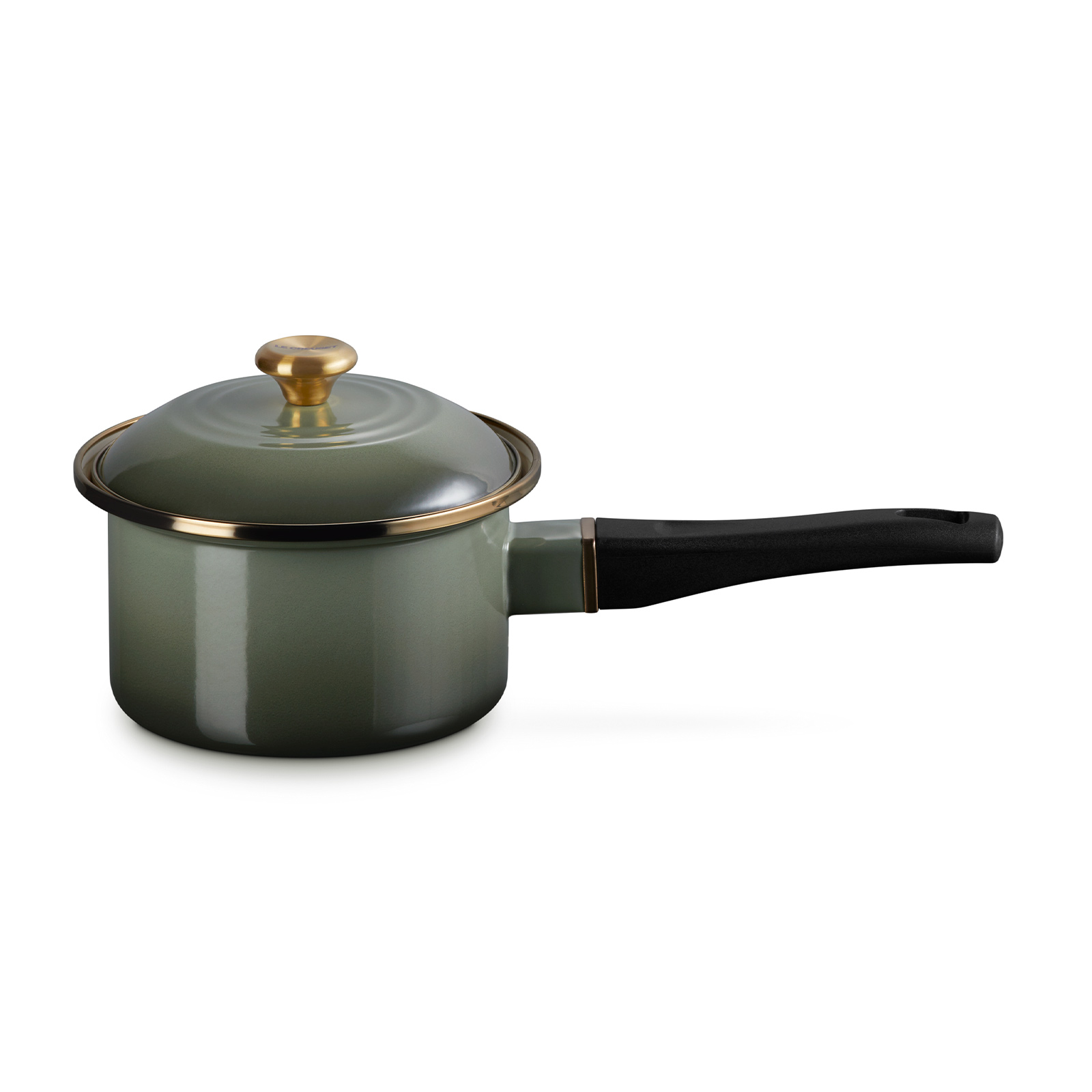 EOS Saucepan Thyme 16cm Gold Knob